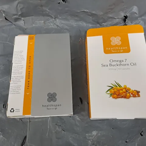 BOXED HEALTHSPAN OMEGA 7 SEA BUCKTHORN OIL 60 CAPSULES