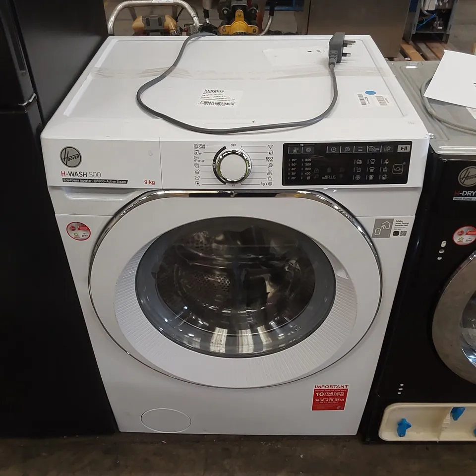 HOOVER HW69AMC/1-80 FREESTANDING 9KG WASHING MACHINE - WHITE