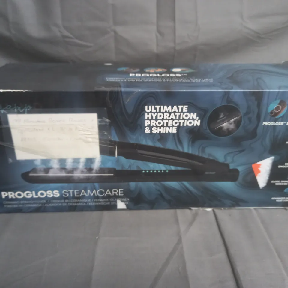 BOXED REVAMP PROGLOSS STEAMCARE CERAMIC STRAIGHTENERS 