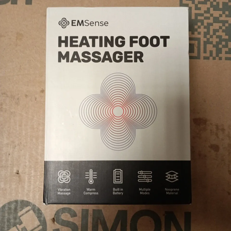 EMSENSE HEATING FOOT MASSAGER – BOXED