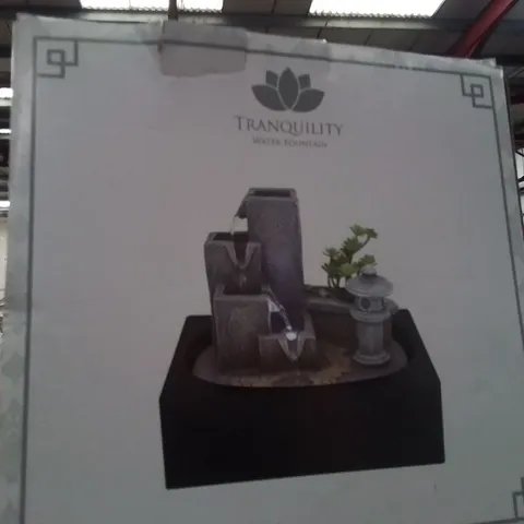 BOXED  TRANQUILITY WATER FOUNTAIN 