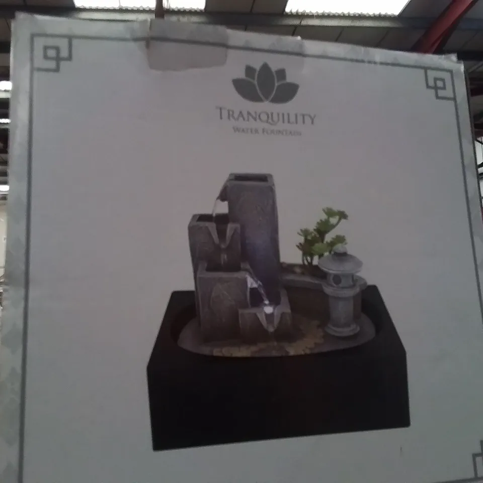 BOXED TRANQUILITY WATER FOUNTAIN