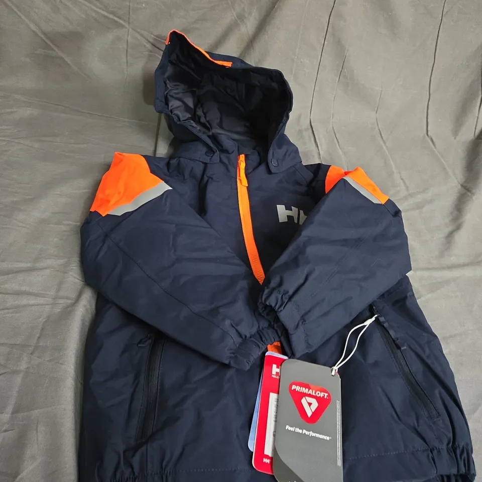 HELLY HANSEN K RIDER JACKET SIZE 10/5 YRS 