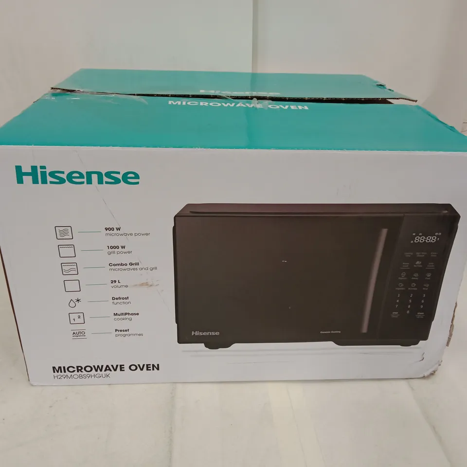 HISENSE MICROWAVE OVEN (H29MOBS9HGUK) – BLACK