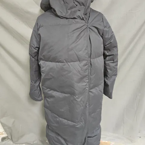 SWEATY BETTY COCOON LONGLINE PUFFER IN BLACK SIZE XS