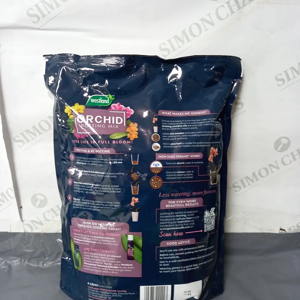 WESTLAND ORCHID POTTING MIX 4 LITRES WHEN FILLED