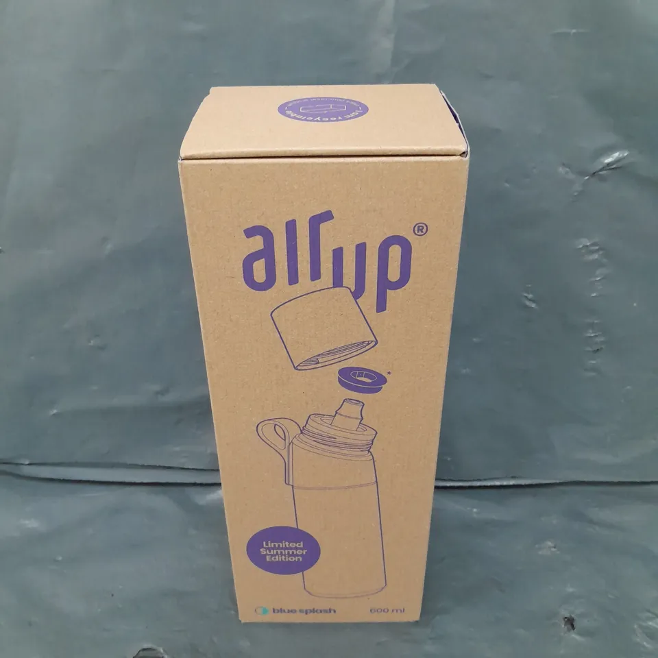 BOXED SEALED AIRUP LIMITED SUMMER EDITION BOTTLE - BLUE SPLASH - 300ML 