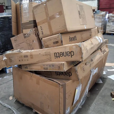 PALLET CONTAINING ASSORTED FLATPACK FURNITURE PARTS