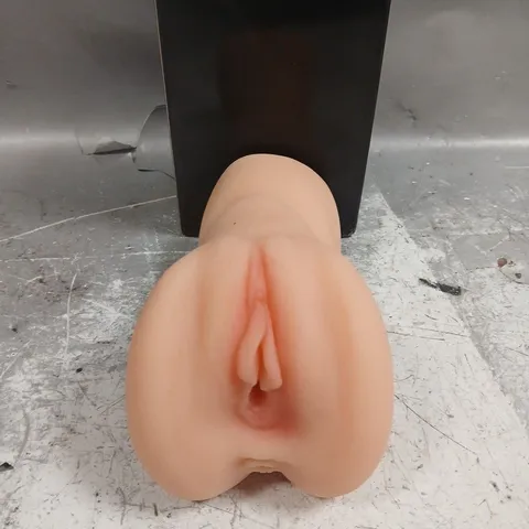 BOXED SILICONE MASTURBATOR WITH HAND GRIP