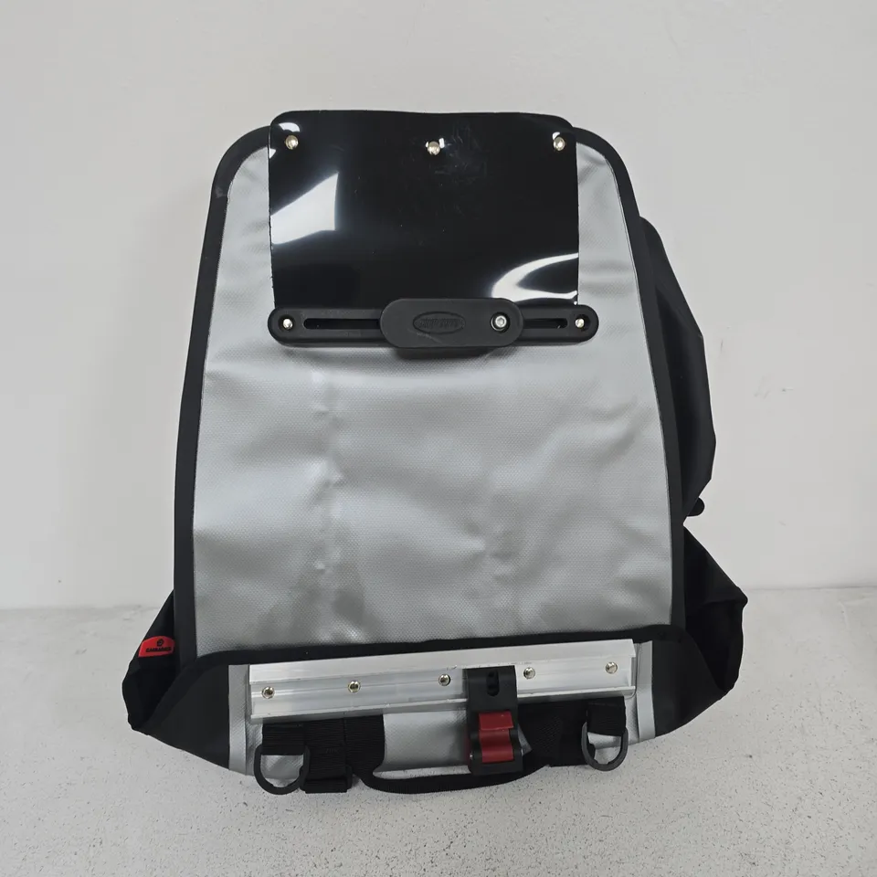 CARRADICE BICYCLE PANNIER BAGS – PAIR WITH MOUNTING HARDWARE (GREY/BLACK)