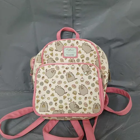 PUSHEEN THE CAT LOUNGEFLY BACKPACK - PINK/CREAM
