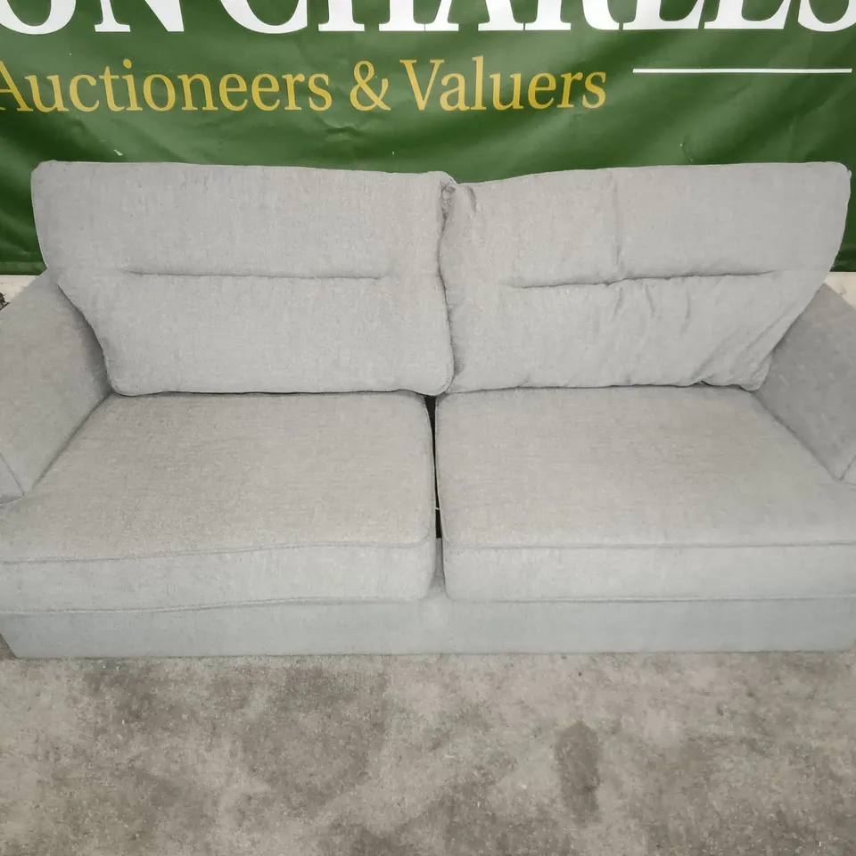 GREY FABRIC 3-SEATER SOFA