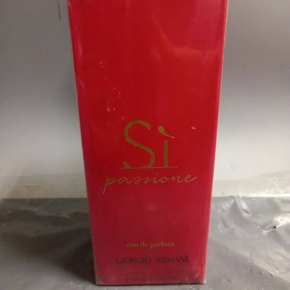 BOXED AND SEALED GIORGIO ARMANI SI PASSIONE EAU DE PARFUM 100ML