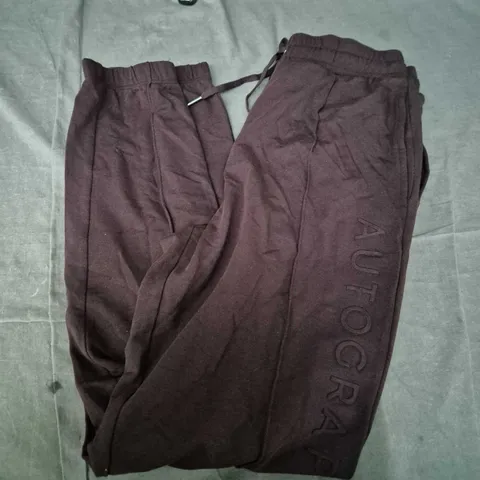 AUTOGRAPH WOMEN’S TROUSERS – BURGUNDY, UK SIZE S, WAIST 30–32IN