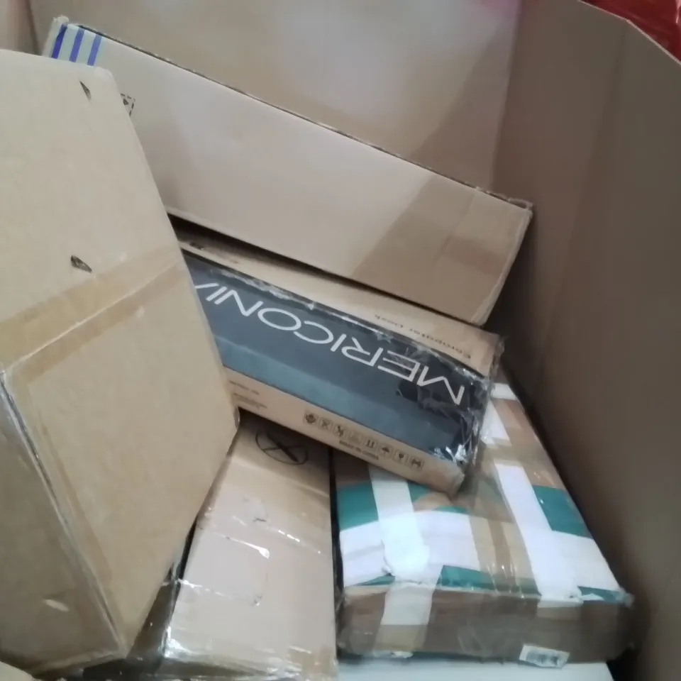 PALLET OF ASSORTED HOUSEHOLD GOODS AND PRODUCTS TO INCLUDE;WOMEN'S BIKE,OFFICE CHAIR,FAN HEATER