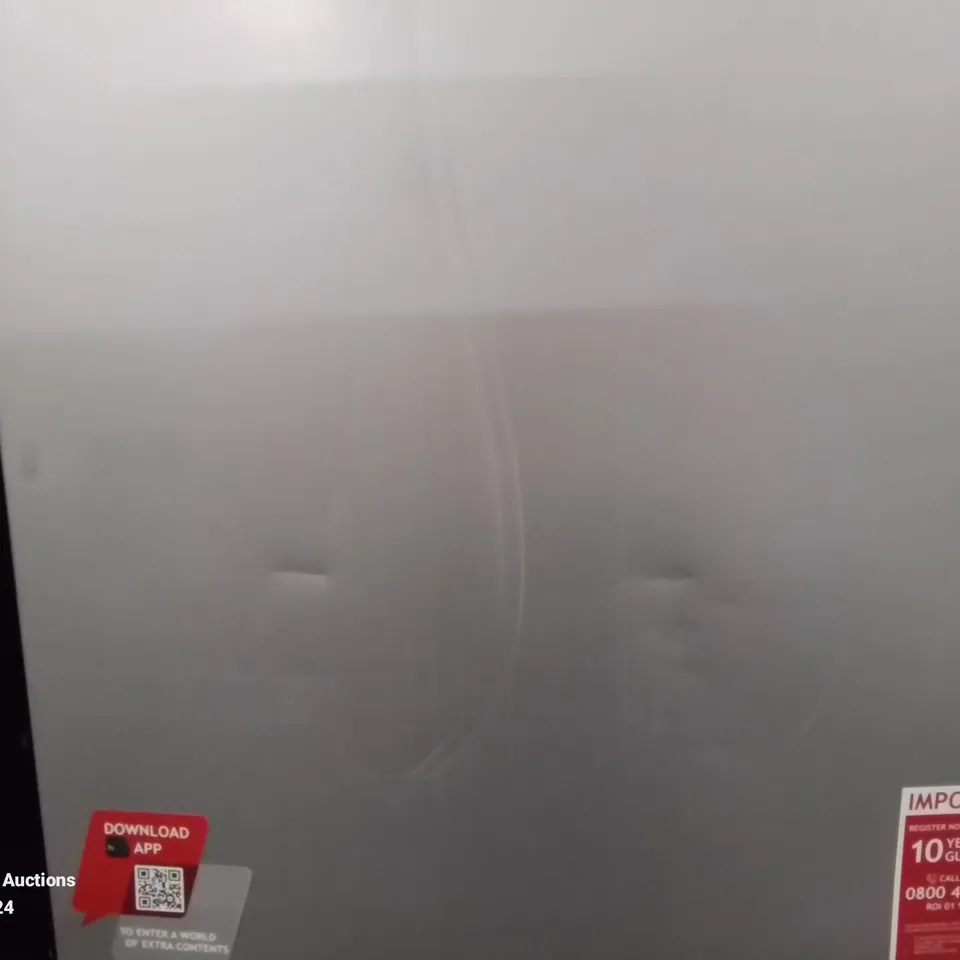 HOOVER HOCT3L517FSK 50/50 FRIDGE FREEZER - MATTE SILVER
