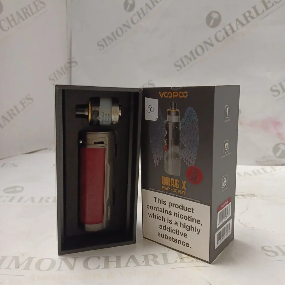 BOXED VOOPOO DRAG X PNP-X KIT - KNIGHT RED. 