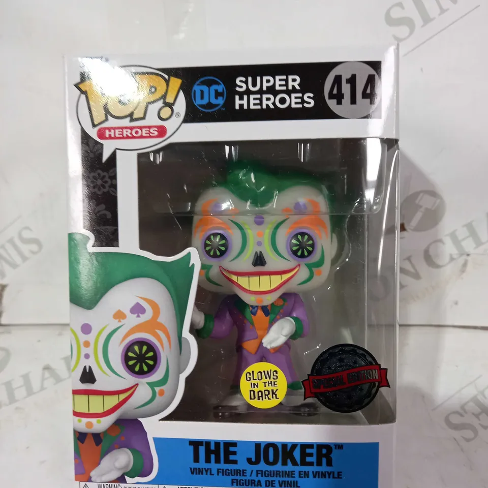 FUNKO POP DC SUPER HEROES 414 THE JOKER VINYL FIGURE