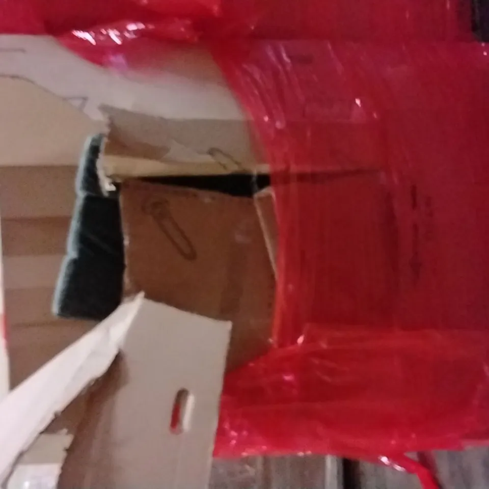 PALLET OF ASSORTED HOUSEHOLD GOODS AND PRODUCTS TO INCLUDE;SOFA PART,FOLDING CHAIR,FLOOR CUTTER TOOL