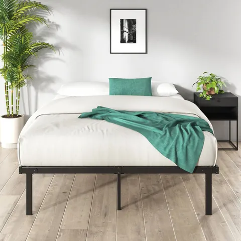 BOXED ZINUS CALEB 14IN METAL PLATFORM BED (1 BOX)