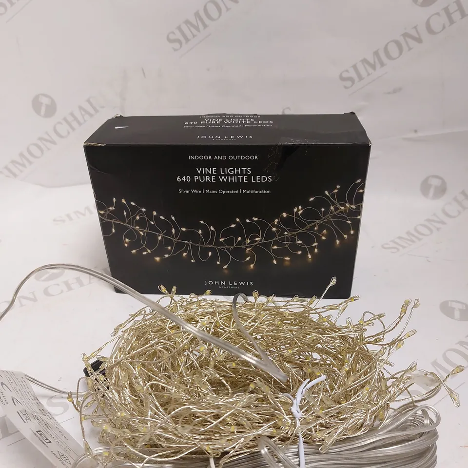 JOHN LEWIS PURE WHITE VINE LIGHTS 