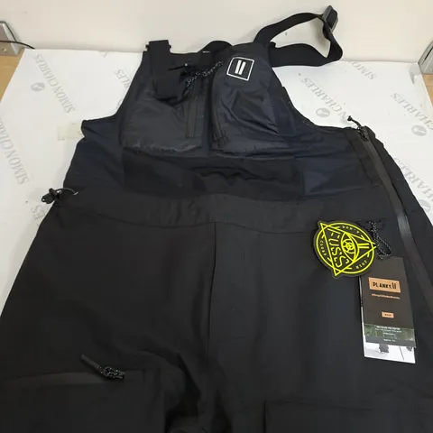 PLANKS CHARGER 3L SHELL BIB PANTS IN BLACK - XL