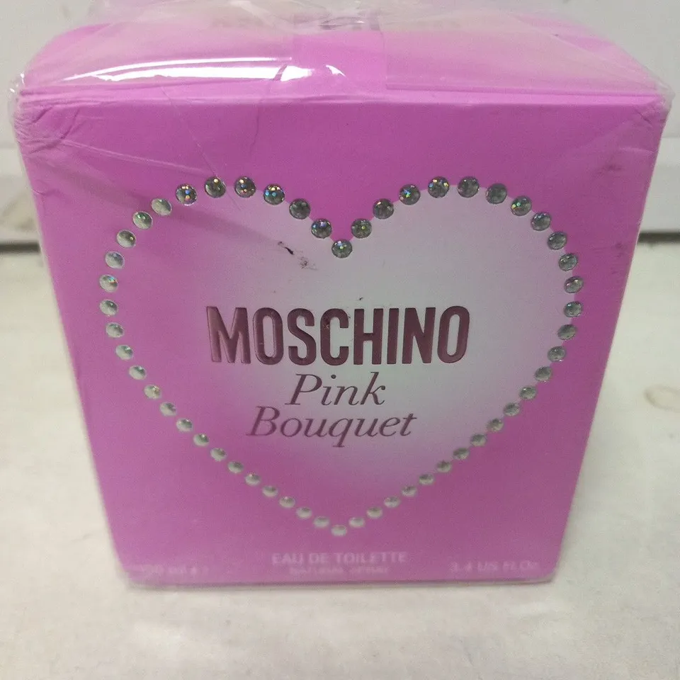 BOXED AND SEALED MOSCHINO PINK BOUQUET EAU DE TOILETTE 100ML