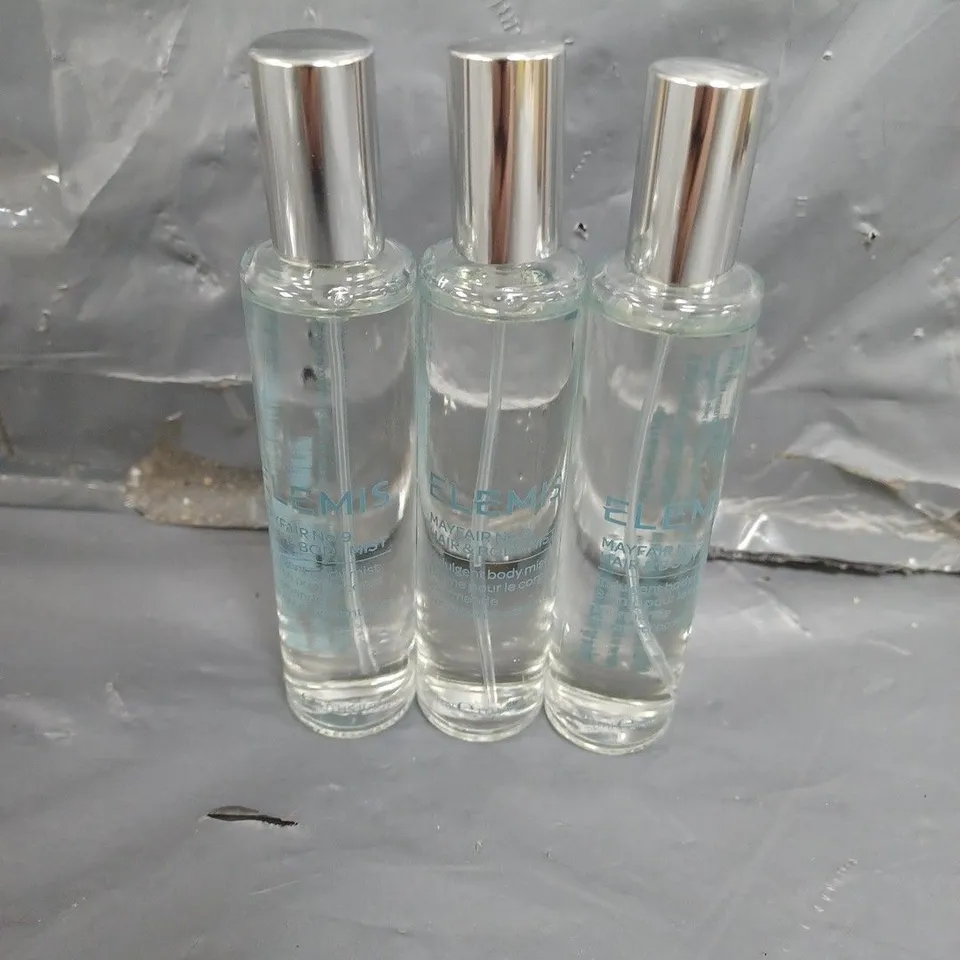 SET OF 3 ELEMIS HAIR AND BODY MIST