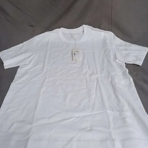 ARKET MIDWEIGHT SHORT SLEEVE TEE IN WHITE SIZE M