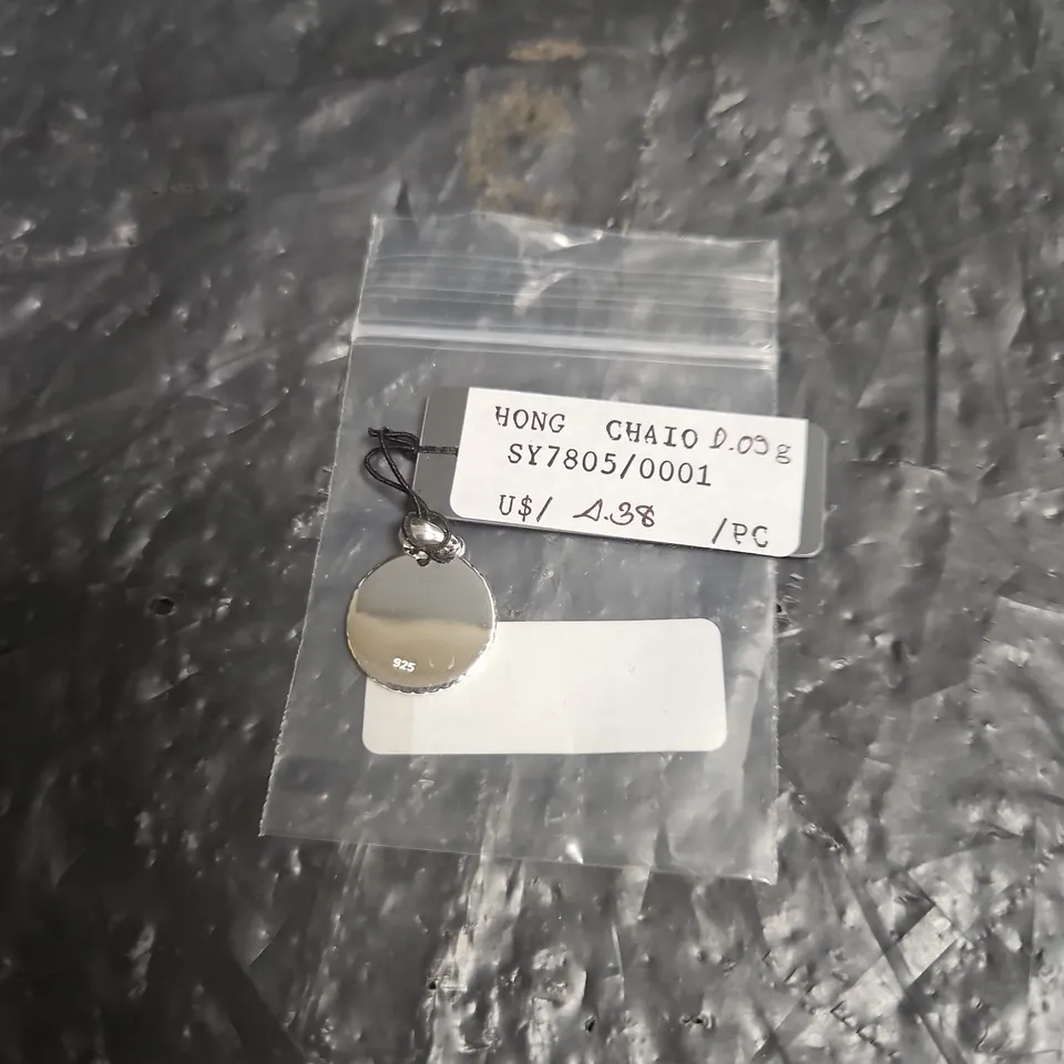 SIMPLY SILVER STERLING SILVER 925 CIRCULAR SAGITARRIUS ZODIAC PENDANT CHARM