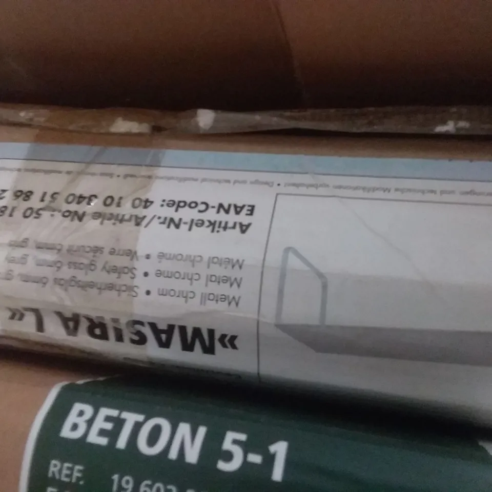 BOXED MASIRA L METAL DESK (1 BOX)