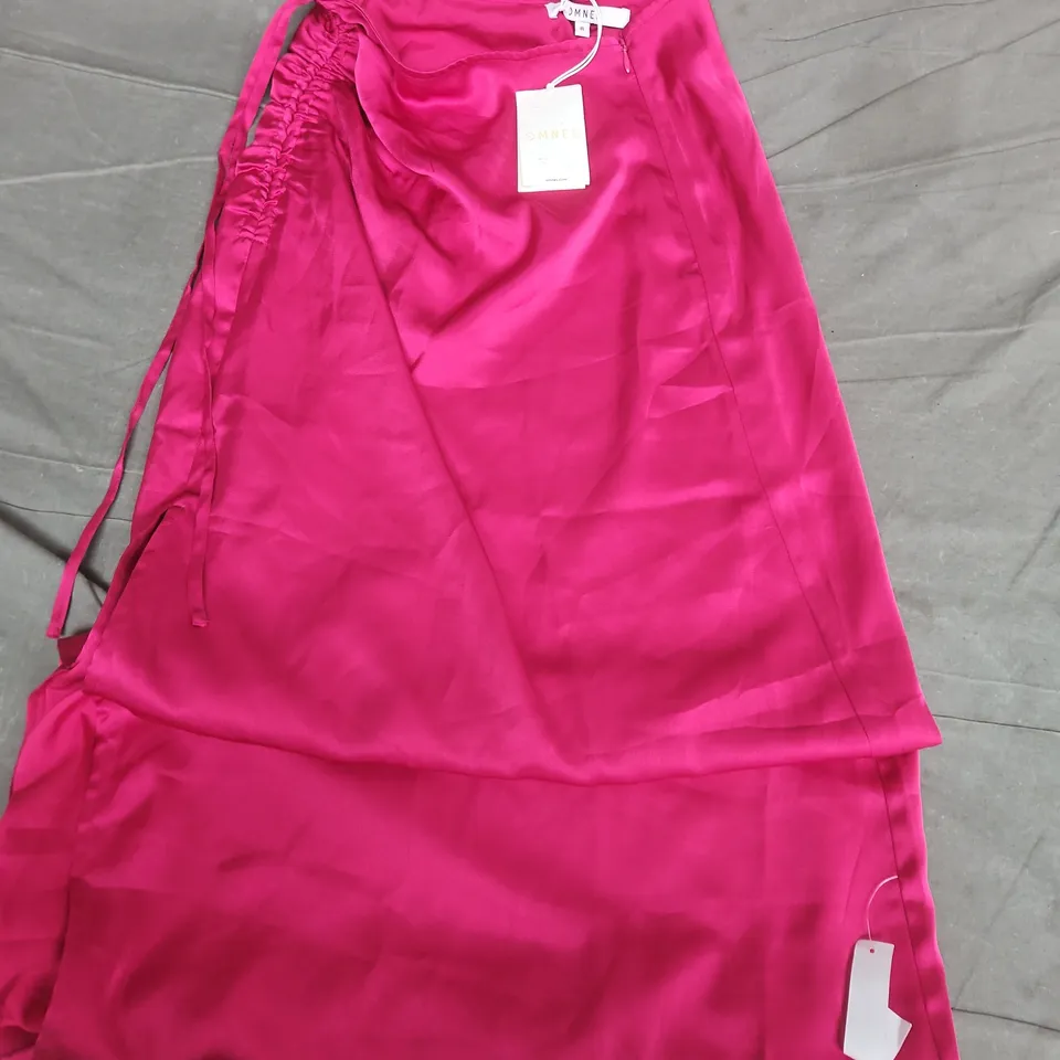 OMNES MADELYN MIDI SKIRT IN MAGENTA - UK 8