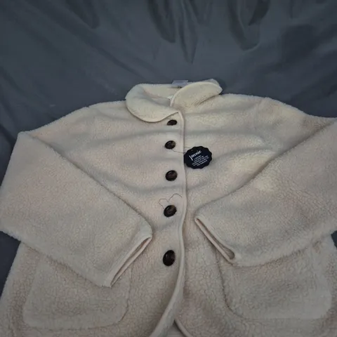 JOANIE YORKIE SHERPA JACKET SIZE M