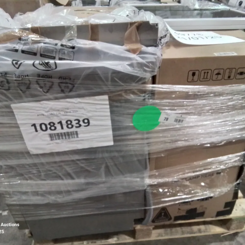 PALLET OF APPROXIMATELY 4 UNPROCESSED RAW RETURN WHITE GOODS TO INCLUDE;