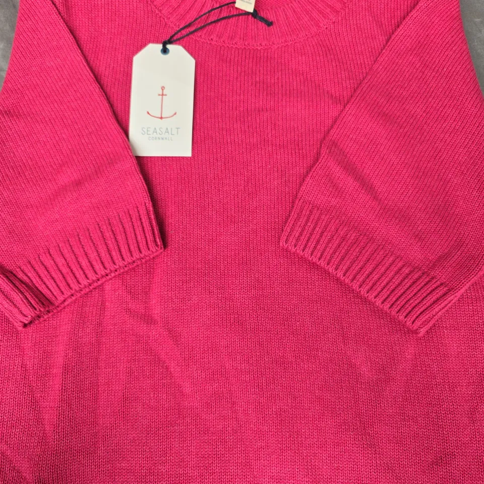 SEASALT CORNWALL STUDIO TOP IN TULIP SIZE UK 14