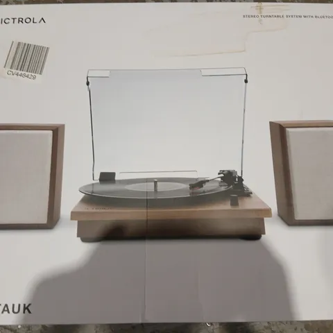 VICTROLA MONTAUK STEREO TURNTABLE SYSTEM WITH BLUETOOTH – BOXED
