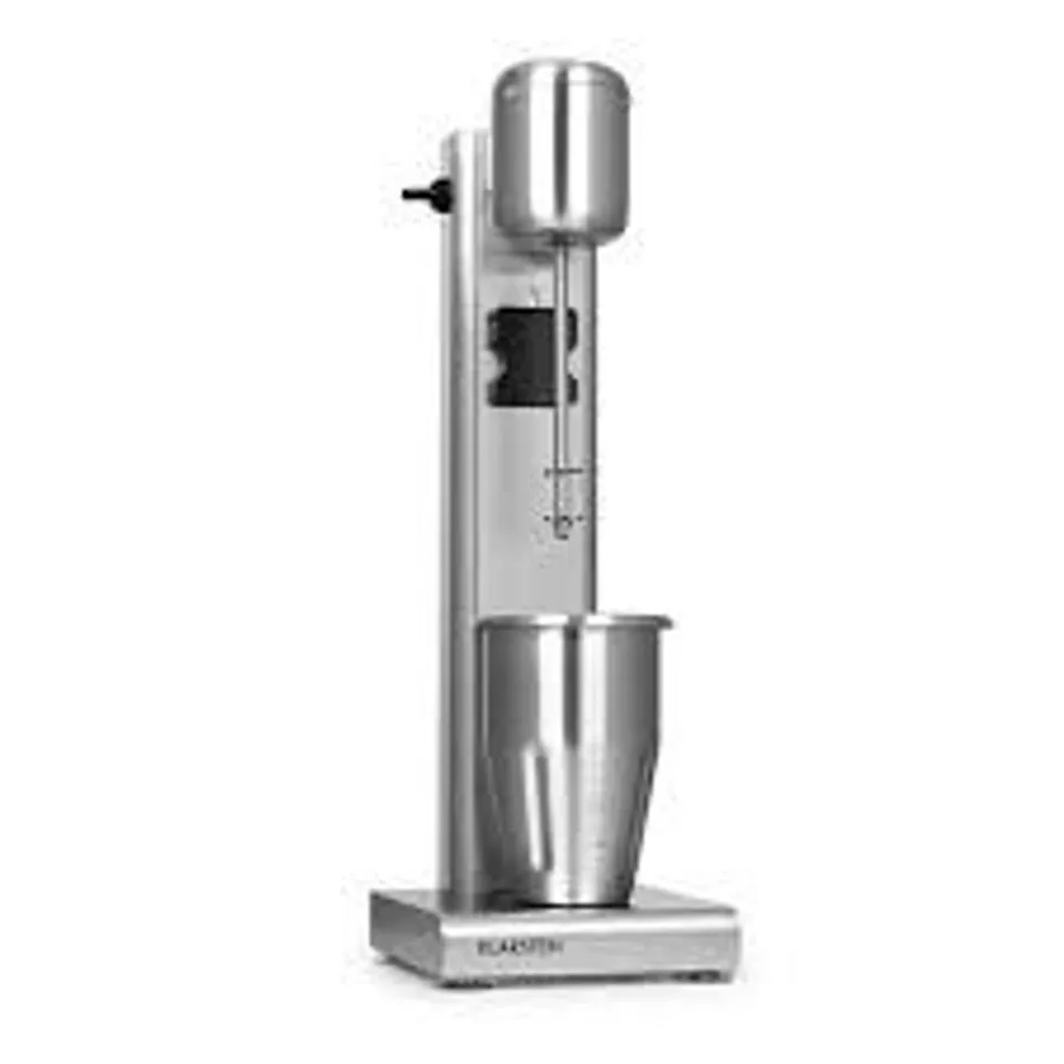 BOXED KLARSTEIN KRAFTPAKET MILKSHAKE MIXER PROTEIN SHAKE 80W STAINLESS STEEL SILVER