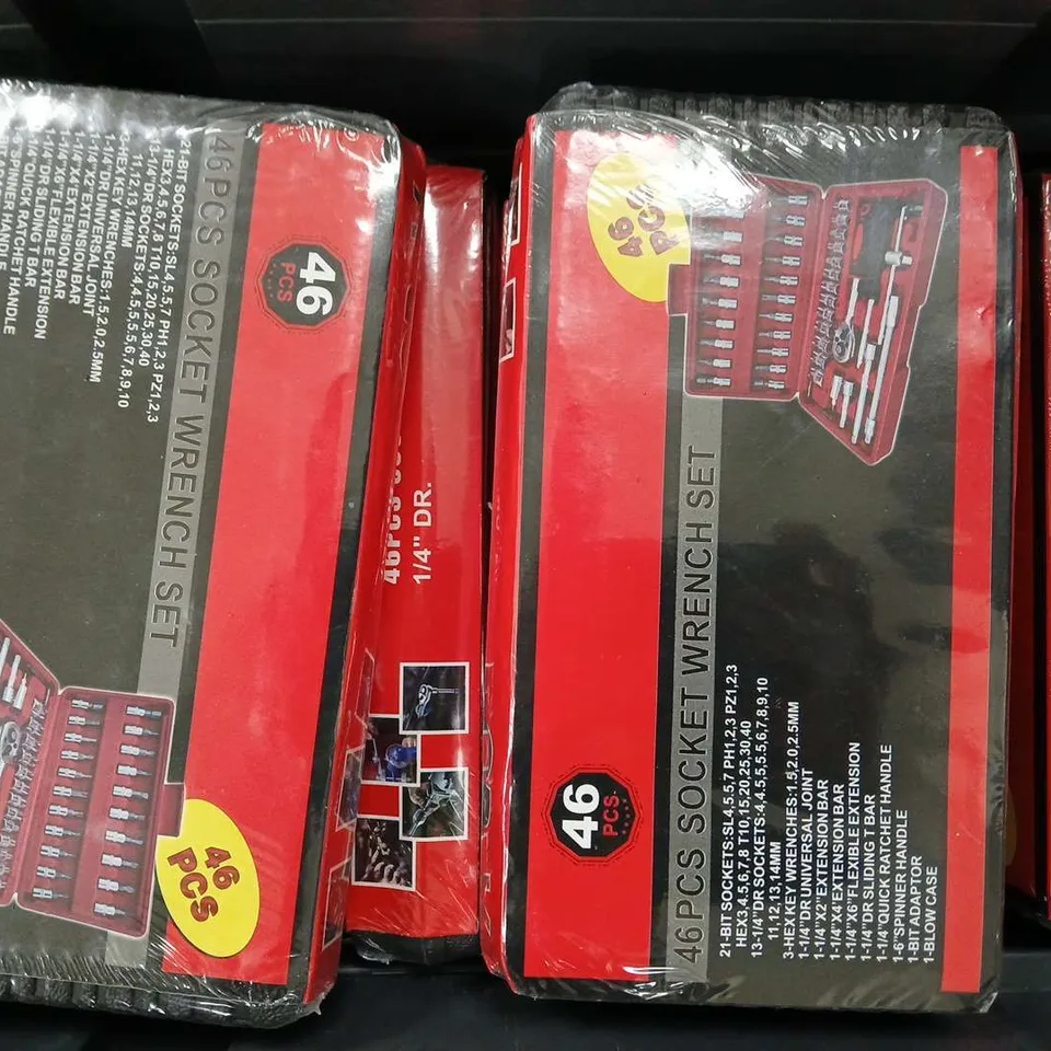 10X 46-PIECE SOCKET WRENCH SETS