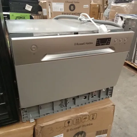 RUSSELL HOBBS RH6TTDW0D1S TABLE TOP DISHWASHER - SILVER
