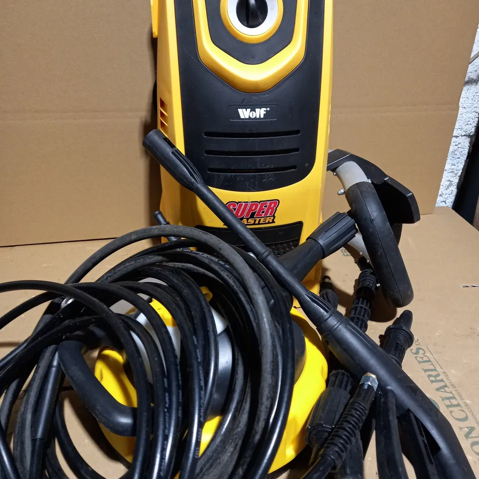 WOLF SUPER BLASTER PRESSURE WASHER YELLOW 