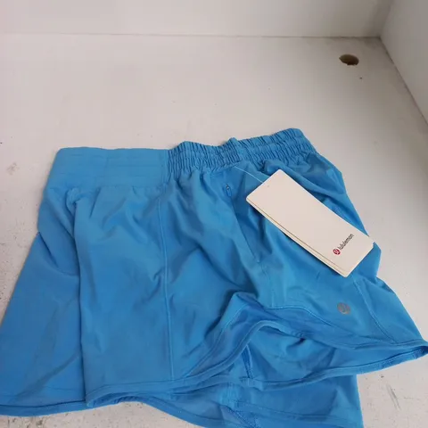 LULULEMON BLUE SHORTS, UK 8