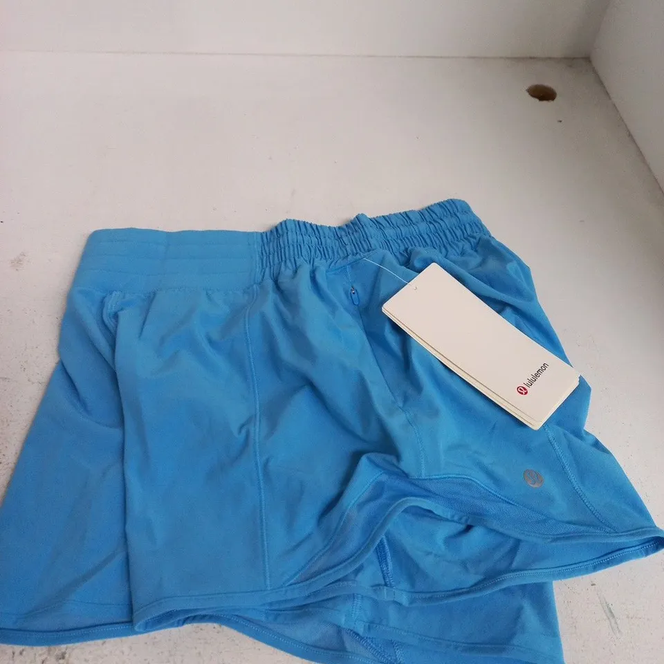 LULULEMON BLUE SHORTS, UK 8