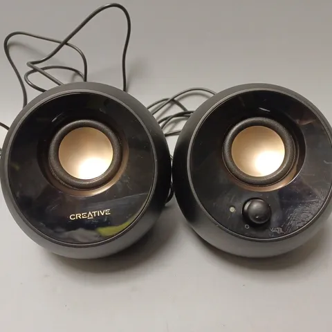 CREATIVE SET OF 2 DESKTOP SPEAKERS 