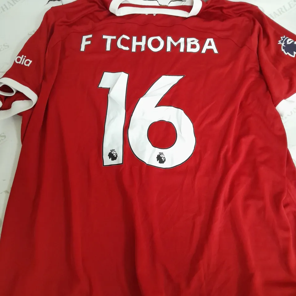 NIKE LIVERPOOL FOOTBALL CLUB 2023/2024 HOME SHIRT - F TCHOMAB 16 - 3XL
