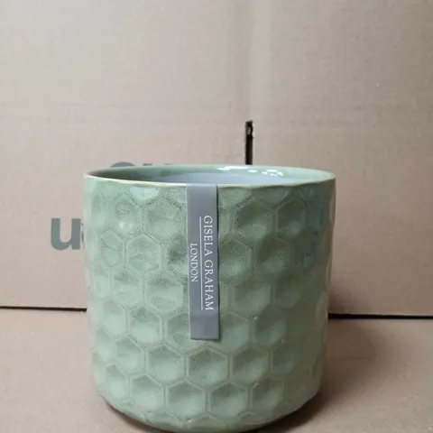 BOX OF APPROX 12 GISELA GRAHAM LONDON POT COVERS (INDOOR)