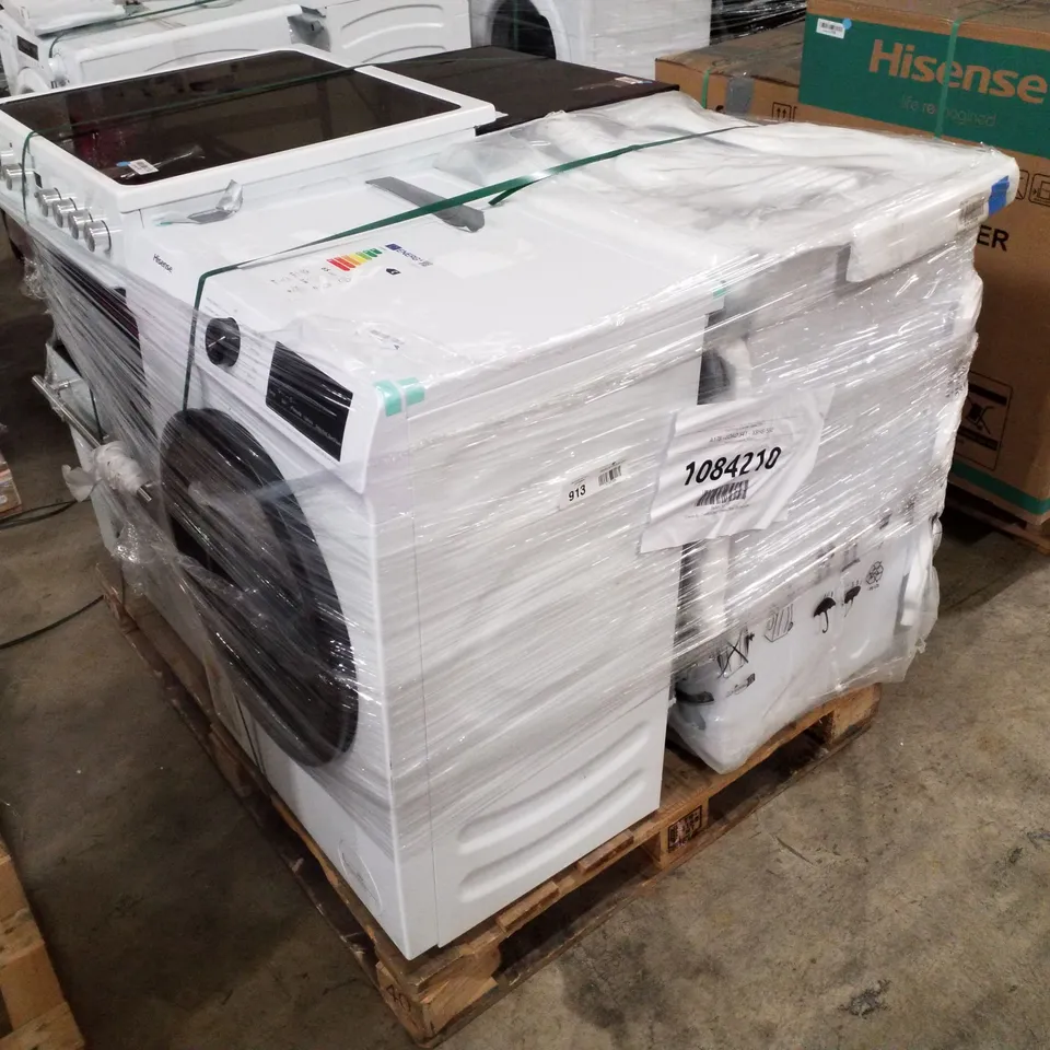 PALLET OF APPROXIMATELY 4 UNPROCESSED RAW RETURN WHITE GOODS TO INCLUDE