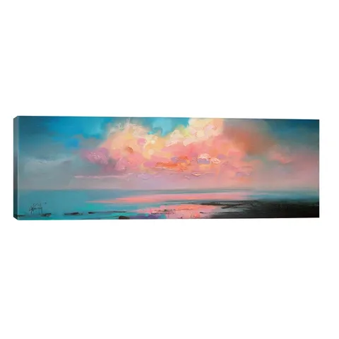 BOXED ATLANTIC CUMULUS BY SCOTT NAISMITH - WRAPPED CANVAS PANORAMIC PAINTING