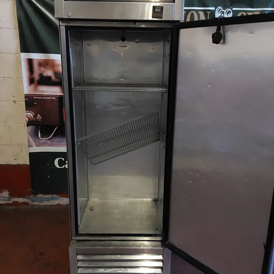 TRUE REFRIGERATION T-19E COMMERCIAL STAINLESS STEEL FRIDGE 