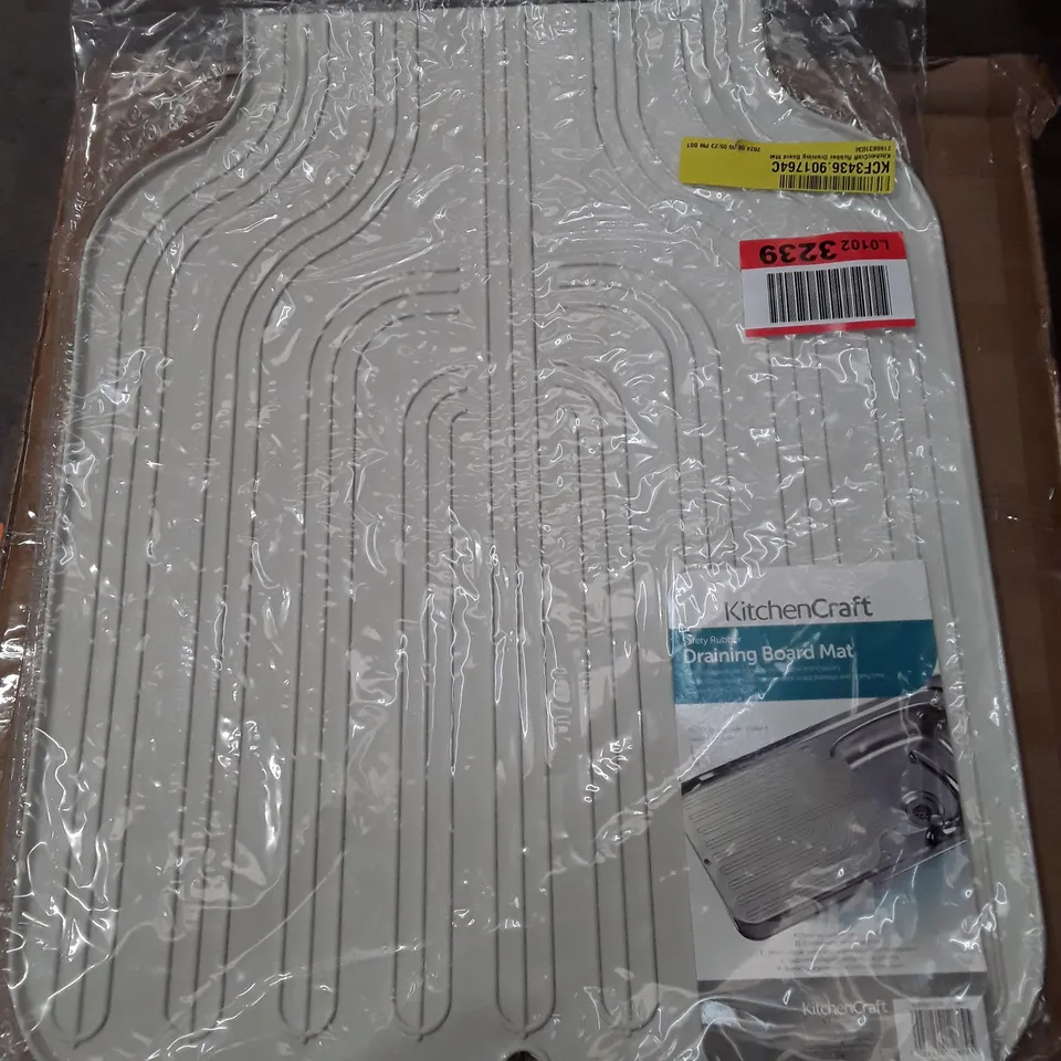 KITCHENCRAFT RUBBER DRAINING BOARD MAT 