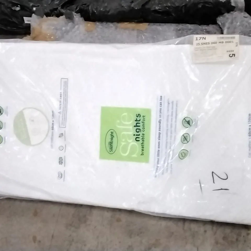 SILENTNIGHT COT MATTRESS 60 X 120CM